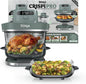 Ninja Crispi Pro Glass Air Fryer, 6-In-1, Ash Grey, AS101DG | Max Crisp, Air Fry, Bake, Roast, Recrisp, Dehydrate, 1800W, 450F Max, 6Qt, 2.5Qt Containers