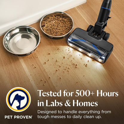 Bissell Powerclean Furfinder 200W Self-Standing Cordless Vacuum, 4052 | Bright Headlights; Wall Mount; Removable Battery; Upholstery Tool; Self-Standing for Easy Storage