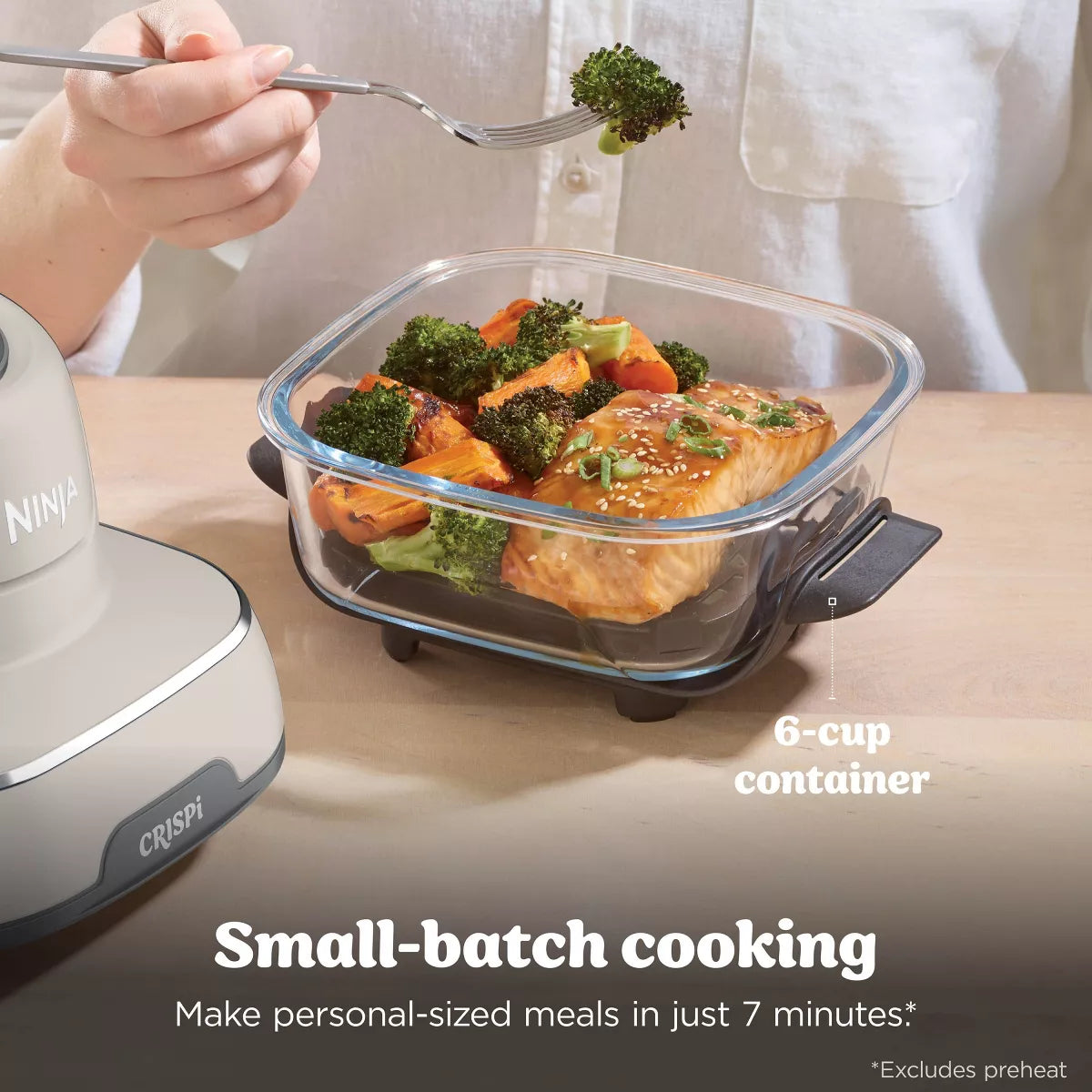 Ninja Crispi 4-In-1 Portable Glass Air Fryer Cooking System