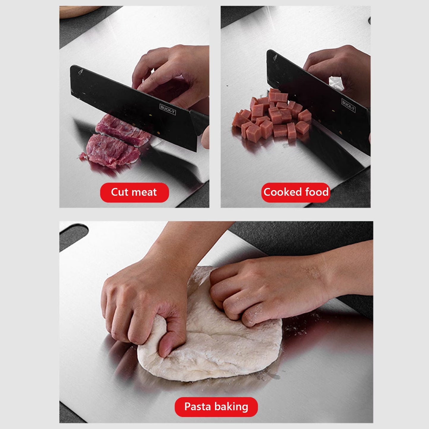 Kitchen Accessories, 1Pc Stainless Steel Chopping Board, Holiday Gifts