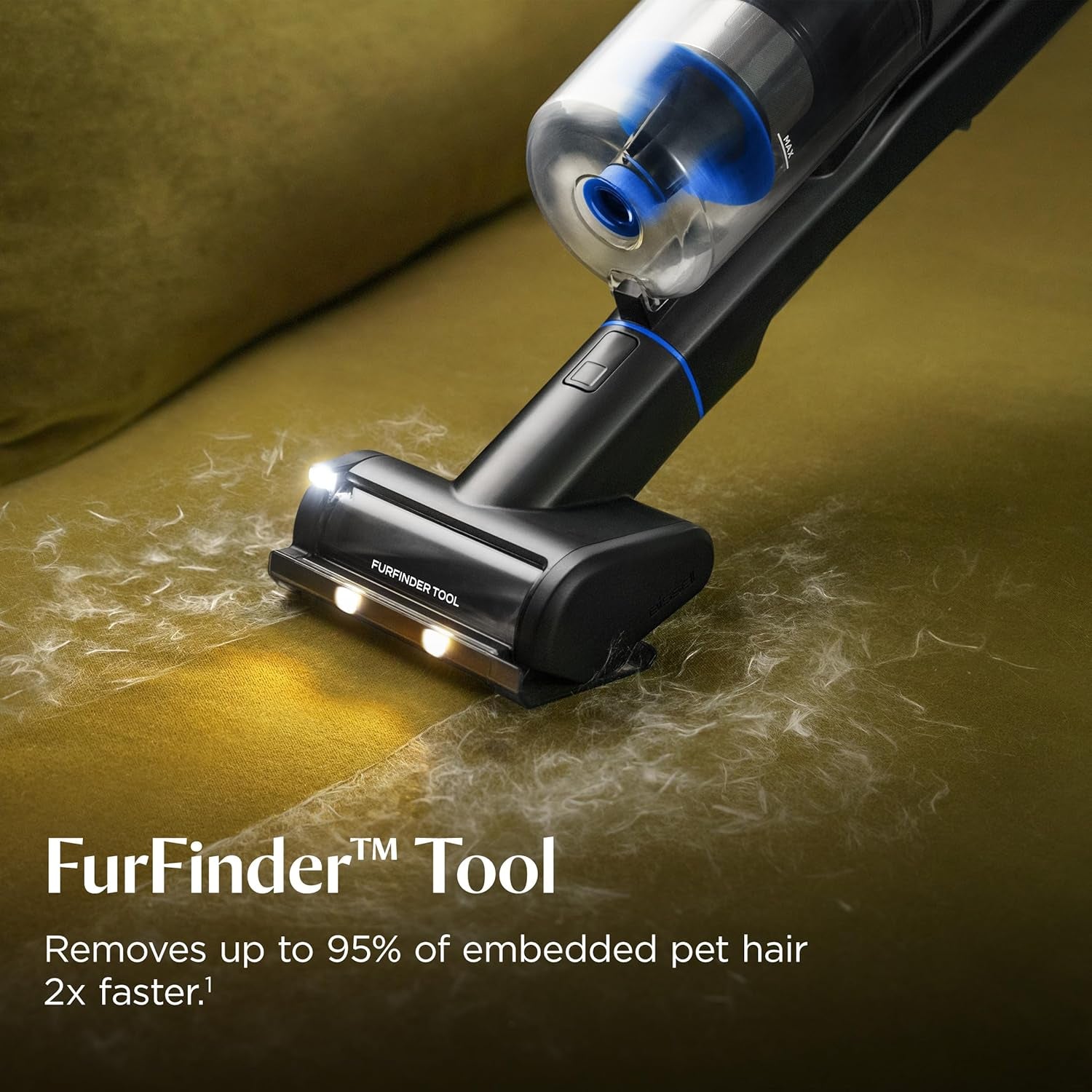 Bissell Powerclean Furfinder 200W Self-Standing Cordless Vacuum, 4052 | Bright Headlights; Wall Mount; Removable Battery; Upholstery Tool; Self-Standing for Easy Storage