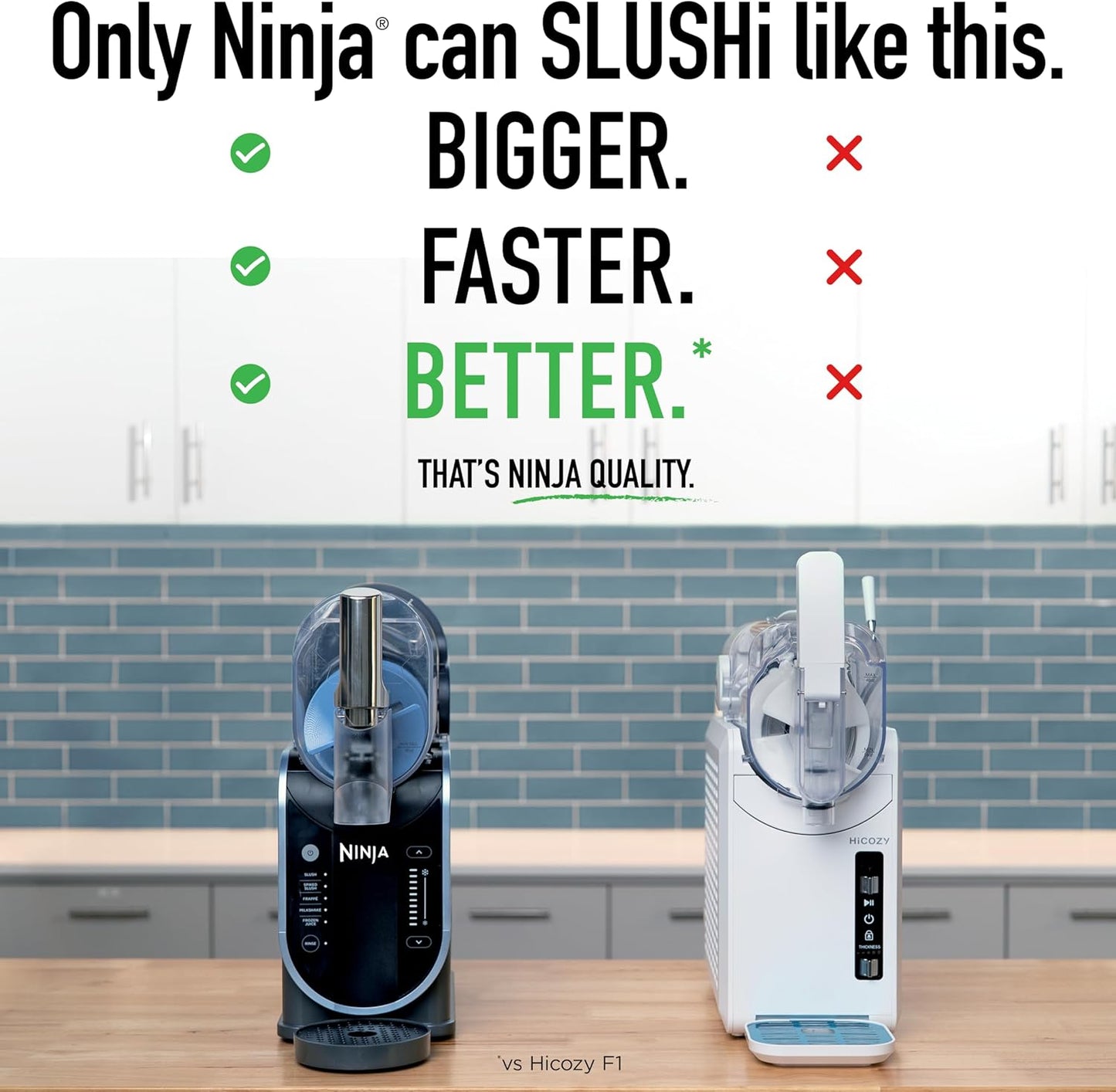 Ninja Slushi Professional Drink Maker, 7+ Servings, Black, FS301 | No Ice Needed, 5 Preset Programs, Rapid Chill Technology, 7+ Servings, 88-Oz Easy-Fill Vessel, Dishwasher Safe Parts