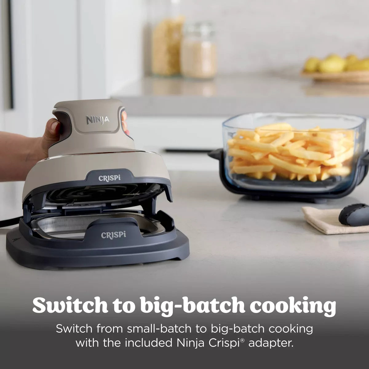 Ninja Crispi 4-In-1 Portable Glass Air Fryer Cooking System