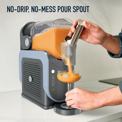 Ninja Slushi Professional Drink Maker, 7+ Servings, Black, FS301 | No Ice Needed, 5 Preset Programs, Rapid Chill Technology, 7+ Servings, 88-Oz Easy-Fill Vessel, Dishwasher Safe Parts